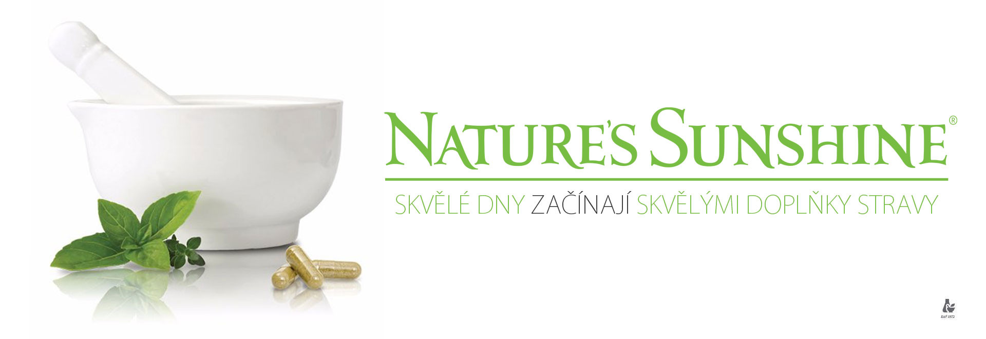 100% PŘÍRODNÍ DOPLŇKY STRAVY NATURE'S SUNSHINE® USA PRO VAŠE ZDRAVÍ
